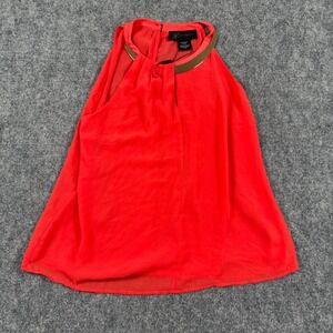 Kardashian Kollection Women Halter Neck Keyhole Neckline Tank Top‎ Blouse